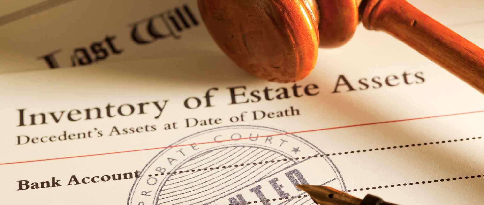 Inventory of Estate Assets form for probate is approved.