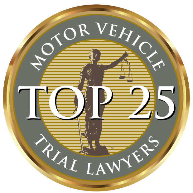 Motor Vehicle Top 25 Trial Lawyers Badge